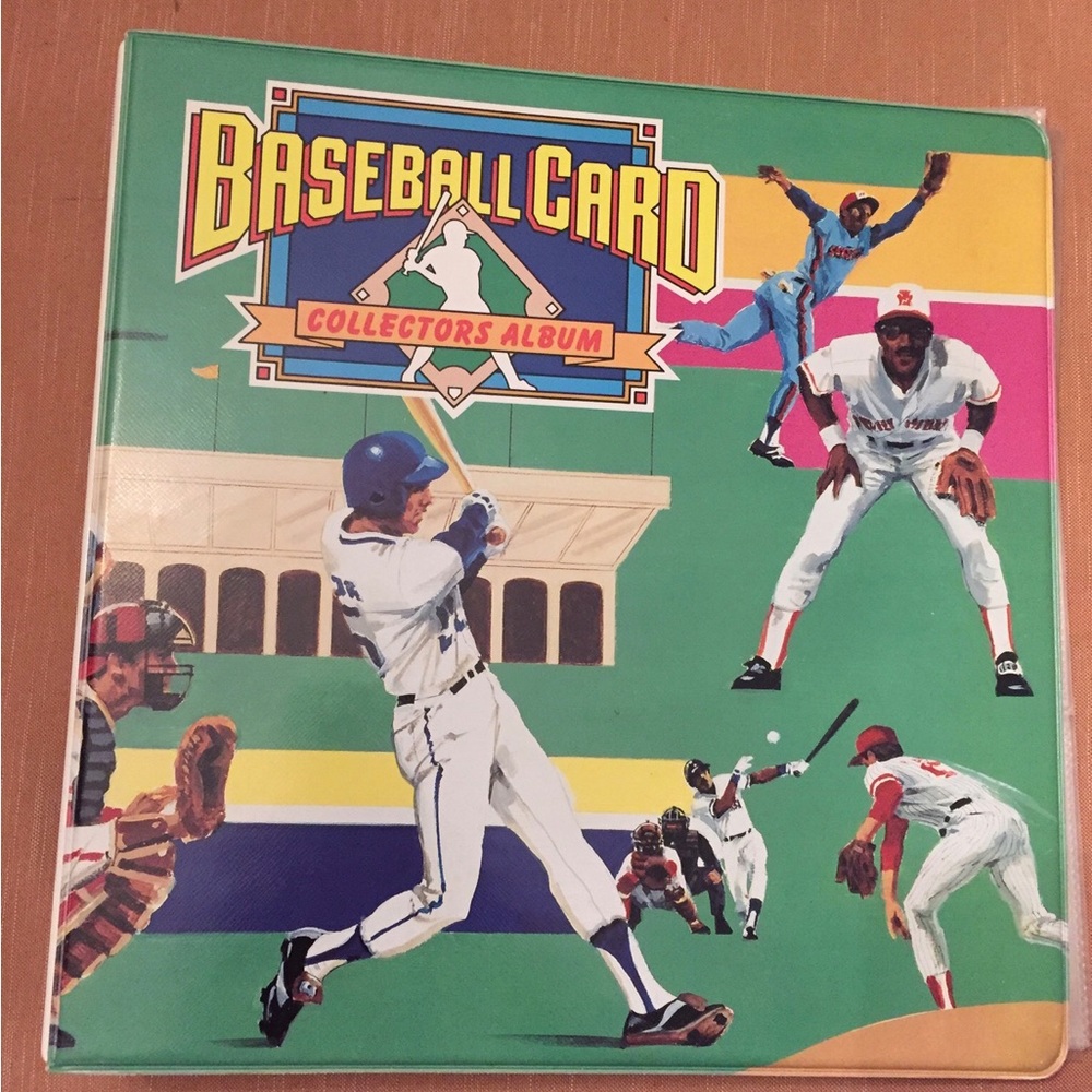Baseball Card Binder + Sheets